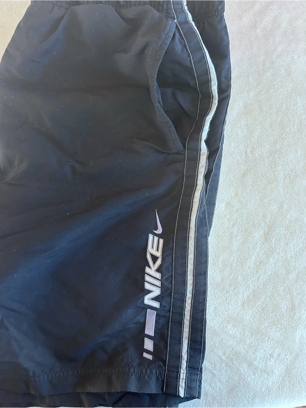 Vintage Y2K Nike Men’s Black Swim or Running Shorts